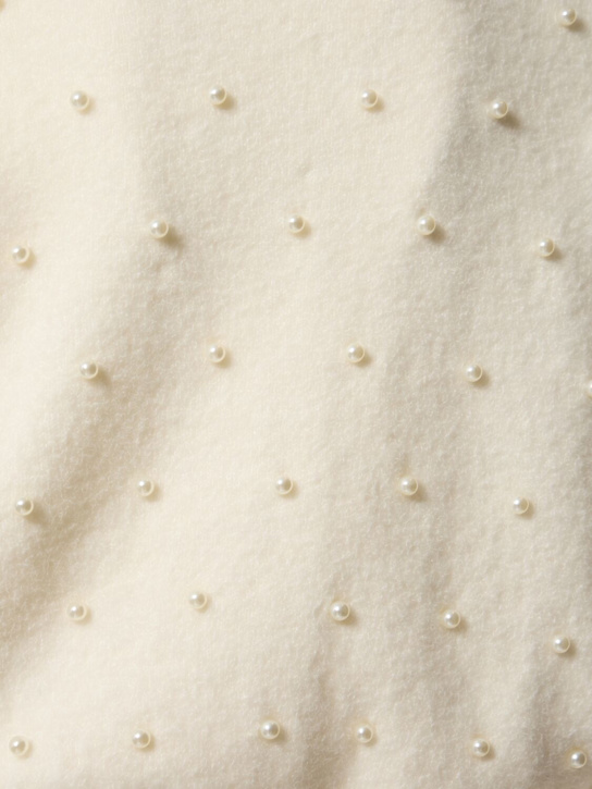 Zimmermann: Crush珠饰羊驼毛混纺开衫 - Ivory/Pearl - women_4 | Luisa Via Roma