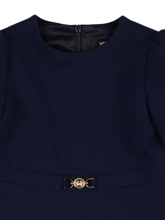 Versace: Vestito in jersey di viscosa stretch - kids-girls_1 | Luisa Via Roma