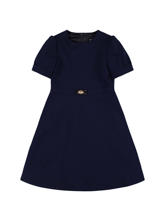 Versace: Vestito in jersey di viscosa stretch - kids-girls_0 | Luisa Via Roma
