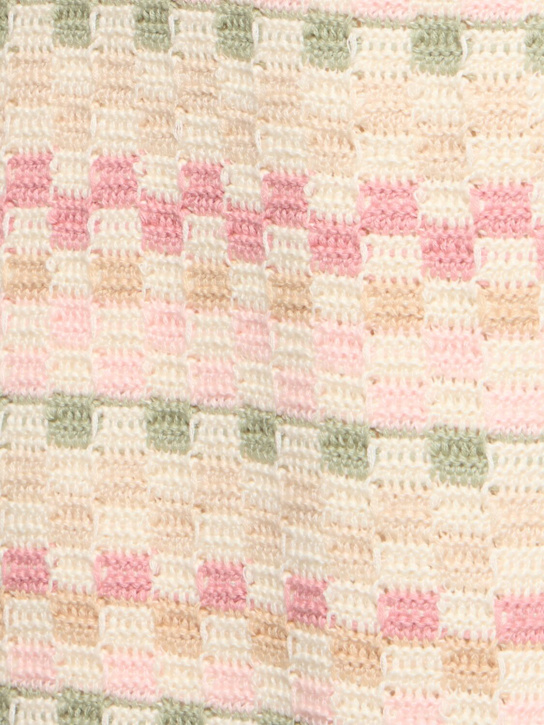 Dunst: Crafter unisex v-neck knit vest - Ivory - men_6 | Luisa Via Roma