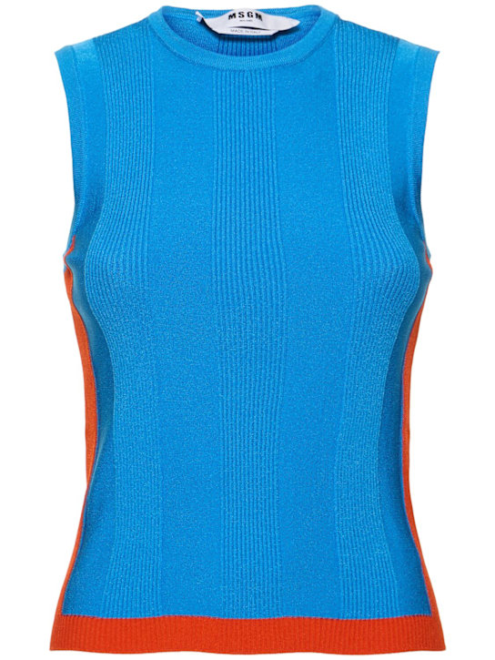 Viscose blend knit top