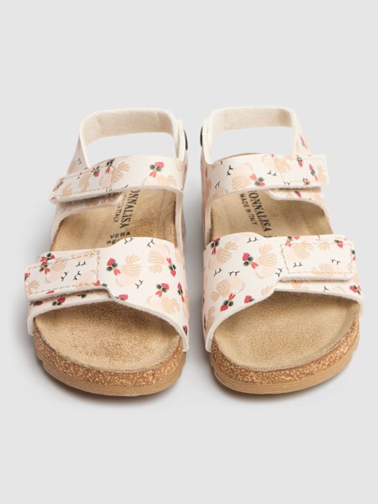 Monnalisa: Sandali stampati - Bianco - kids-girls_1 | Luisa Via Roma