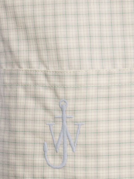 JW Anderson: Patchwork shirt - Blue/Multi - men_4 | Luisa Via Roma