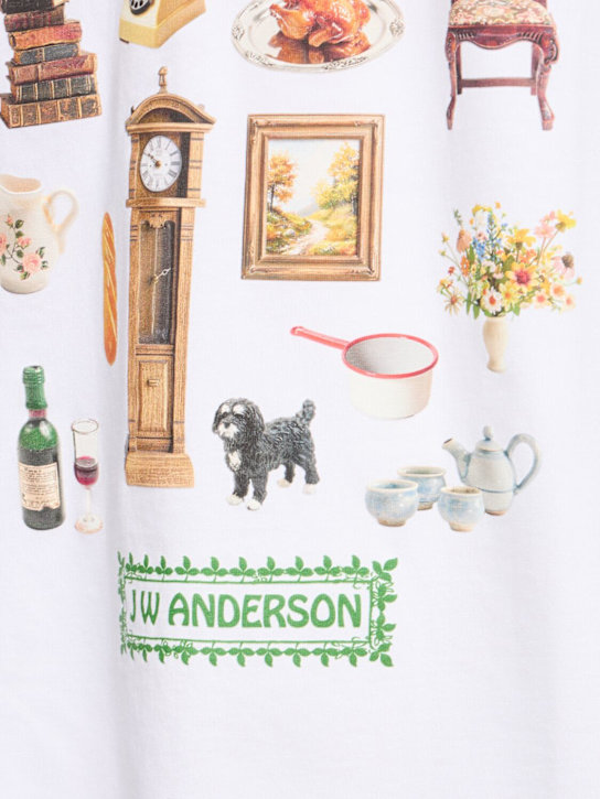 JW Anderson: Diorama printed t-shirt - White - men_4 | Luisa Via Roma