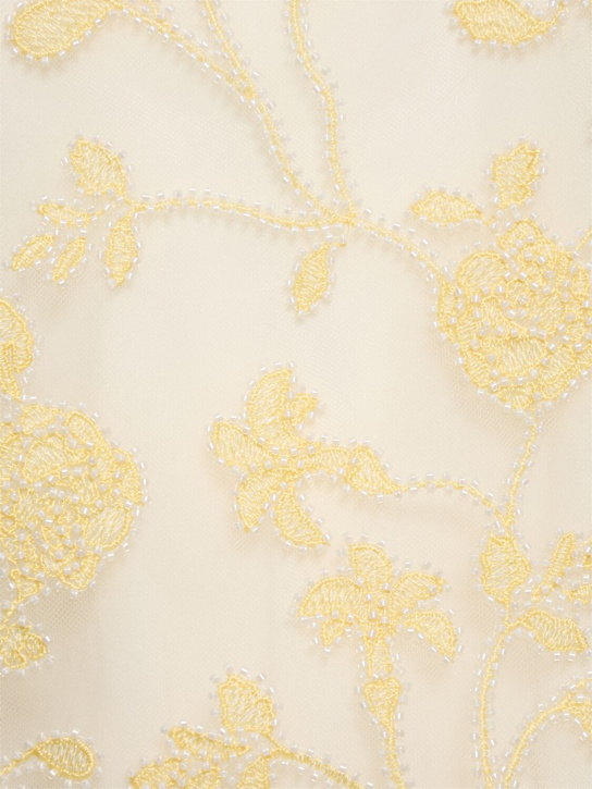 Rotate: Top Volia con perline - Giallo/Bianco - women_4 | Luisa Via Roma