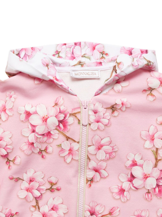 Monnalisa: Hoodie aus Baumwollmischung mit Druck - kids-girls_1 | Luisa Via Roma