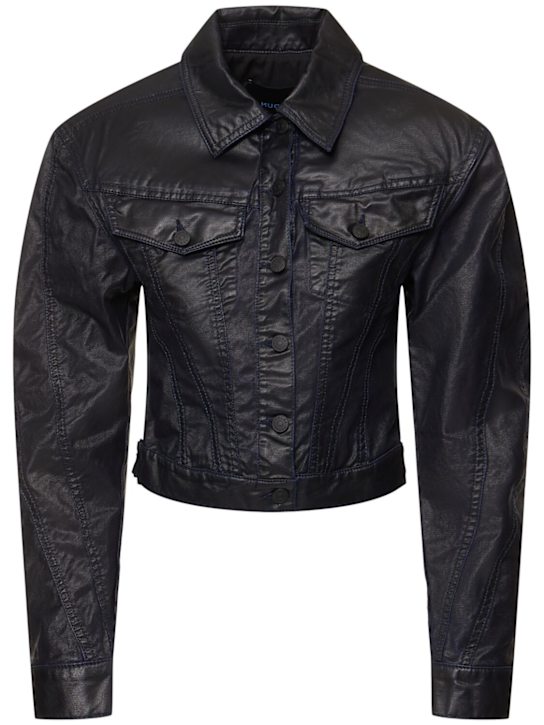 Waxed denim jacket - Thumbnail 1