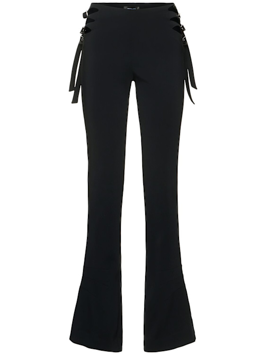Viscose bend crepe straight pants - Thumbnail 1