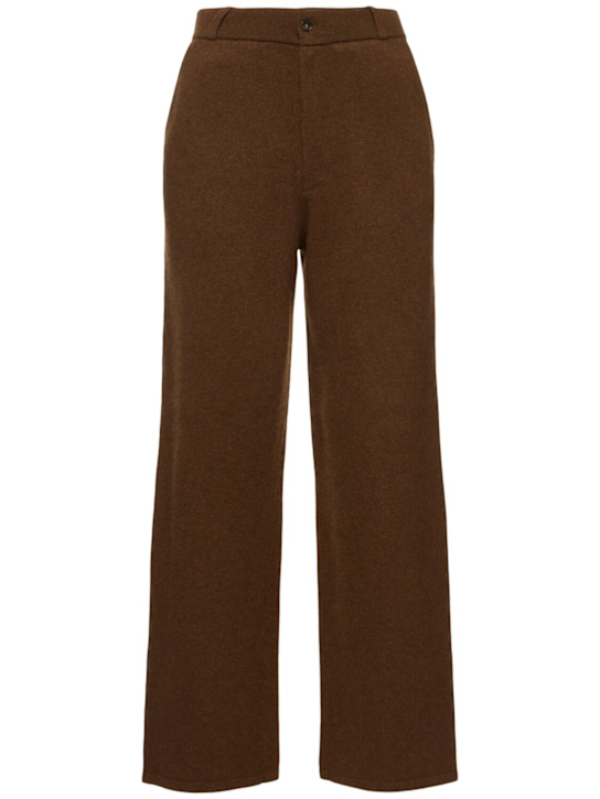 Guest In Residence: Tailored cashmere knit pants - women_0 | Luisa Via Roma