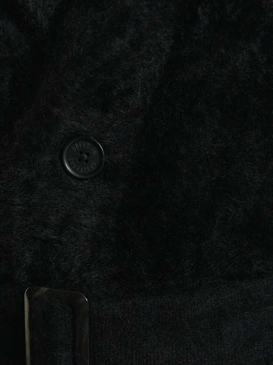 Guest In Residence: Grizzly wash cashmere coat - Black - women_5 | Luisa Via Roma