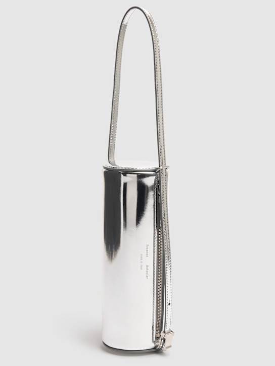 Proenza Schouler: Silo金属色手提包 - 银色 - women_2 | Luisa Via Roma