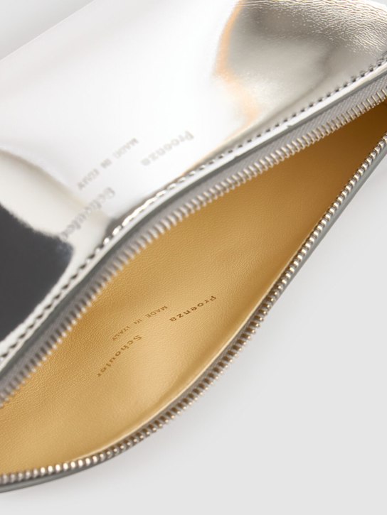 Proenza Schouler: Silo金属色手提包 - 银色 - women_5 | Luisa Via Roma