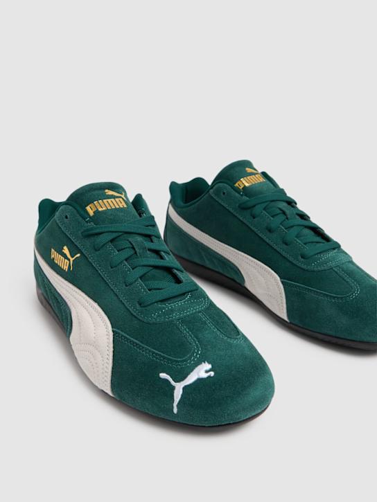 PUMA: Speedcat OGスニーカー - グリーン - women_3 | Luisa Via Roma