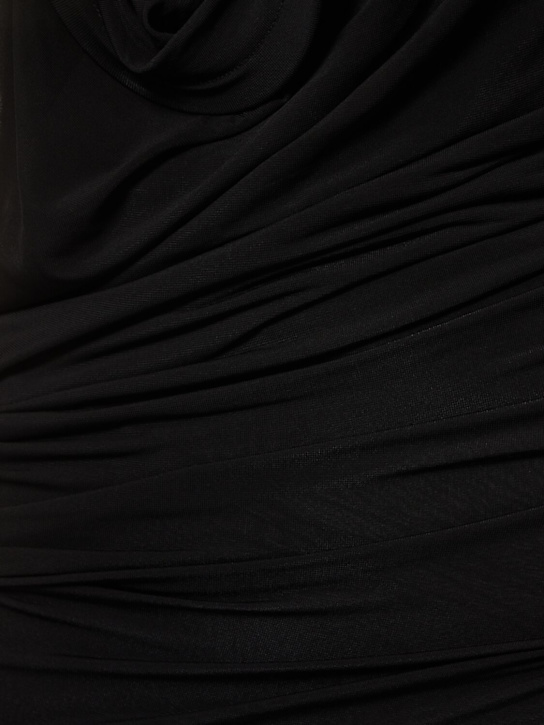 Christopher Esber: Wave coiled jersey long dress - women_4 | Luisa Via Roma