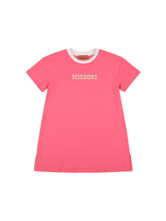 Missoni: コットンジャージーワンピース - kids-girls_0 | Luisa Via Roma