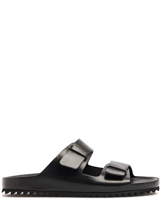 Officine Creative: Agorà leather sandals - men_0 | Luisa Via Roma