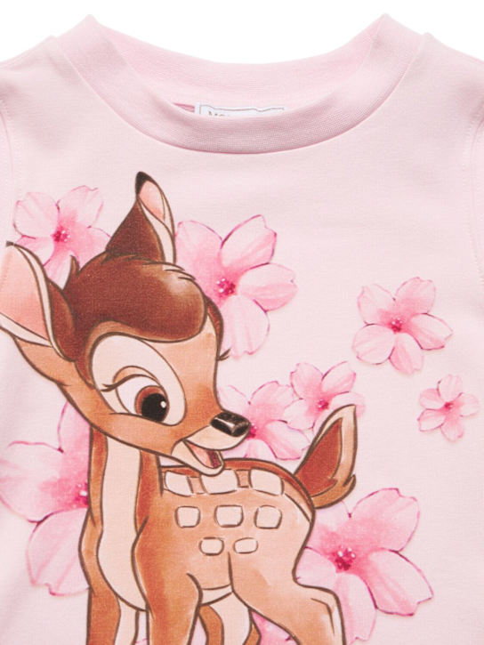 Monnalisa: Bedrucktes Sweatshirt aus Baumwollmischung - Rosa - kids-girls_1 | Luisa Via Roma