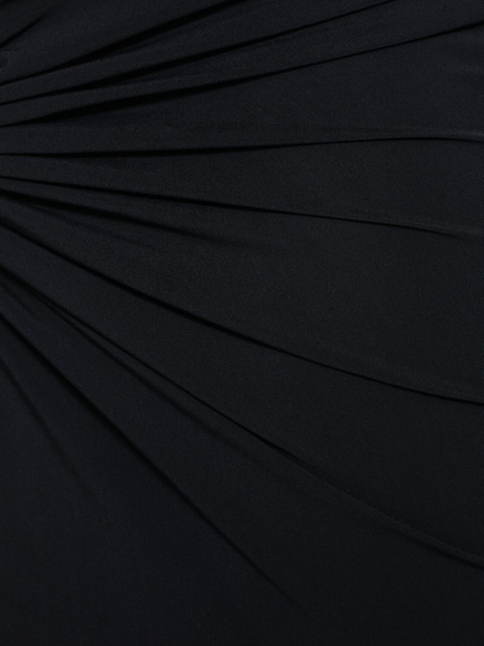 Christopher Esber: Vestito lungo Orbit in lycra - Nero - women_4 | Luisa Via Roma
