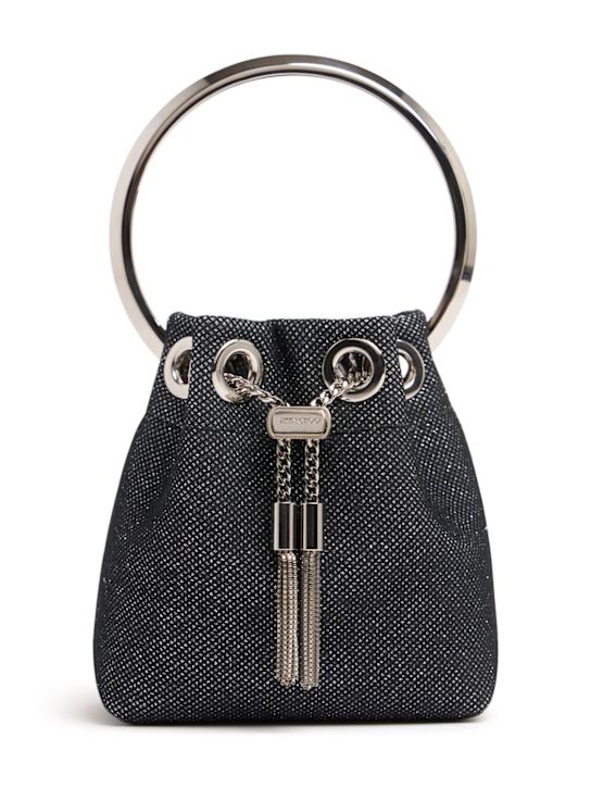 Jimmy Choo: Micro Bon Bon embellished top handle bag - women_0 | Luisa Via Roma