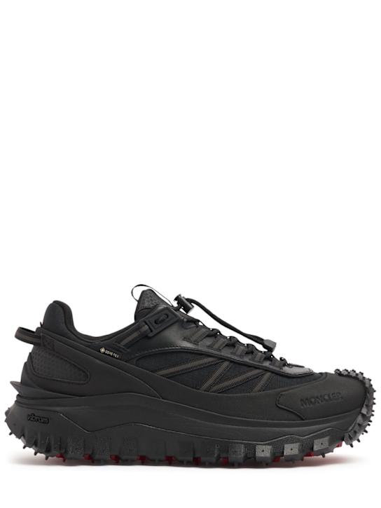Moncler: 4.5cm Trailgrip Gtx tech sneakers - Black - men_0 | Luisa Via Roma