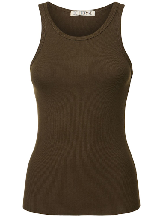 Éterne: Fitted jersey tank top - women_0 | Luisa Via Roma