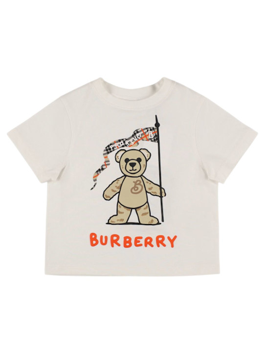 Burberry: In jersey di cotone - kids-boys_0 | Luisa Via Roma