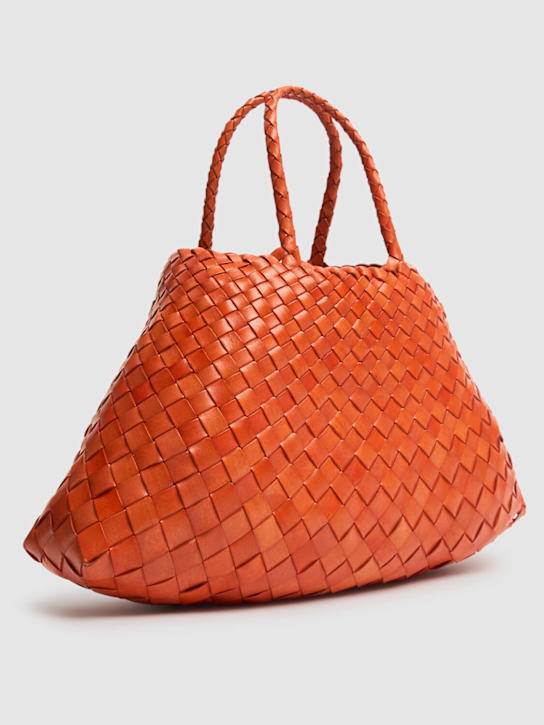 Dragon Diffusion: Small Santa Croce leather shoulder bag - Orange - women_1 | Luisa Via Roma