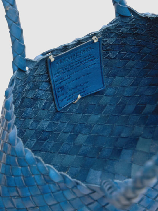 Dragon Diffusion: TOTE AUS LEDER „SANTA CROCE“ - Ozean - women_5 | Luisa Via Roma