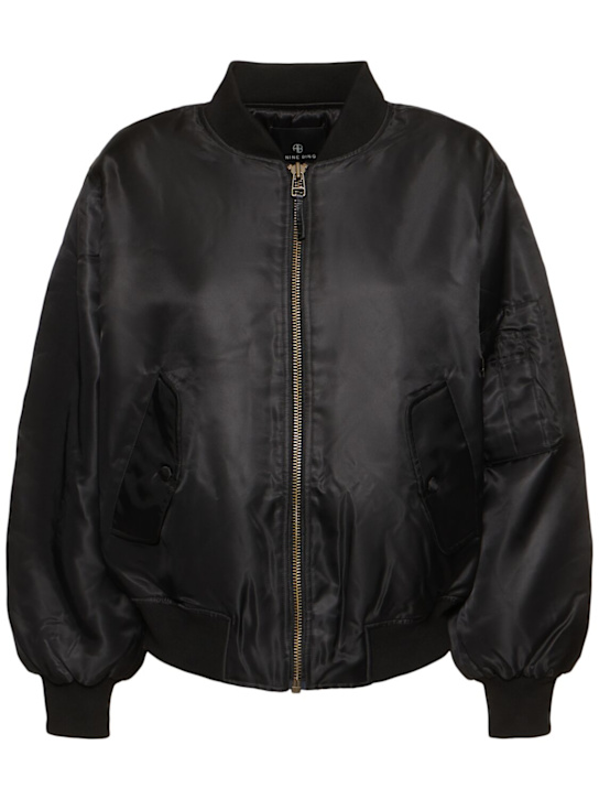 ANINE BING: Leon nylon bomber jacket - women_0 | Luisa Via Roma