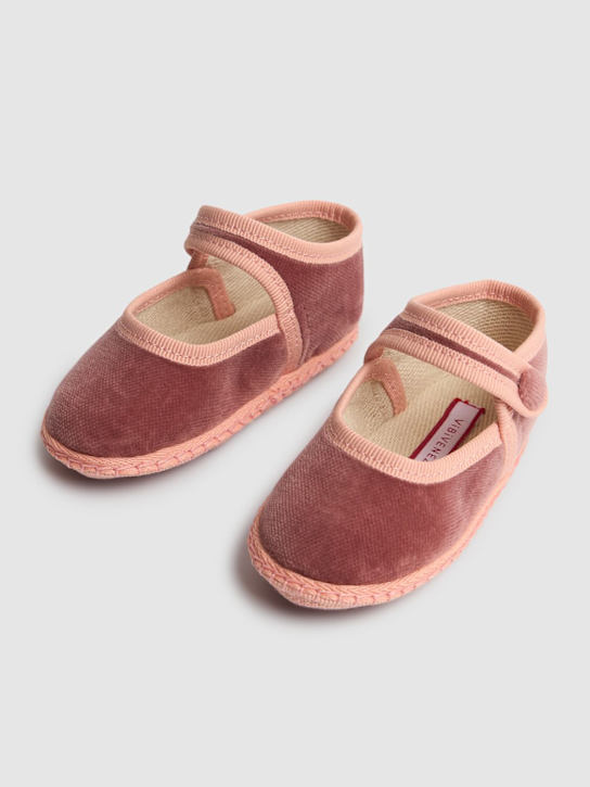 Vibi Venezia: Mary Jane in velluto - Rosa - kids-girls_1 | Luisa Via Roma