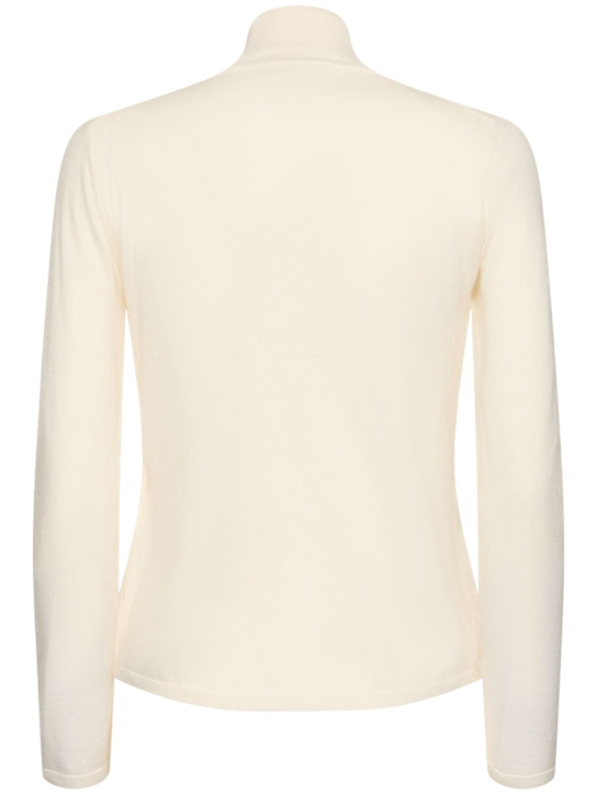 Max Mara: Patroni cashmere sweater - White - women_4 | Luisa Via Roma