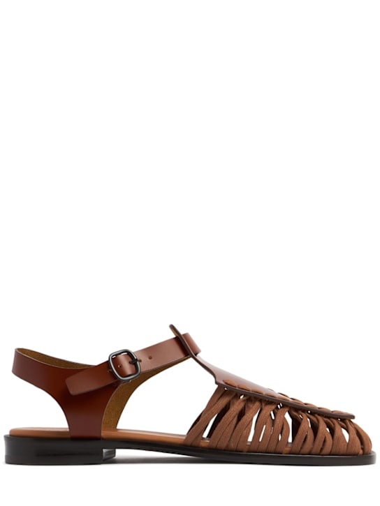 Hereu: 20mm Alaro leather sandals - women_0 | Luisa Via Roma