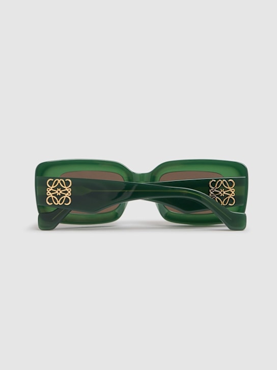 Loewe: Anagram squared sunglasses - Light Green - men_3 | Luisa Via Roma