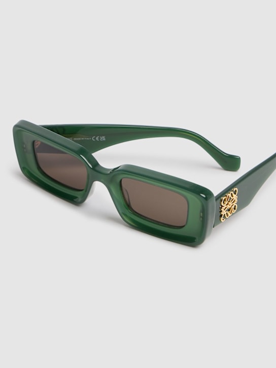 Loewe: Anagram squared sunglasses - Light Green - men_1 | Luisa Via Roma