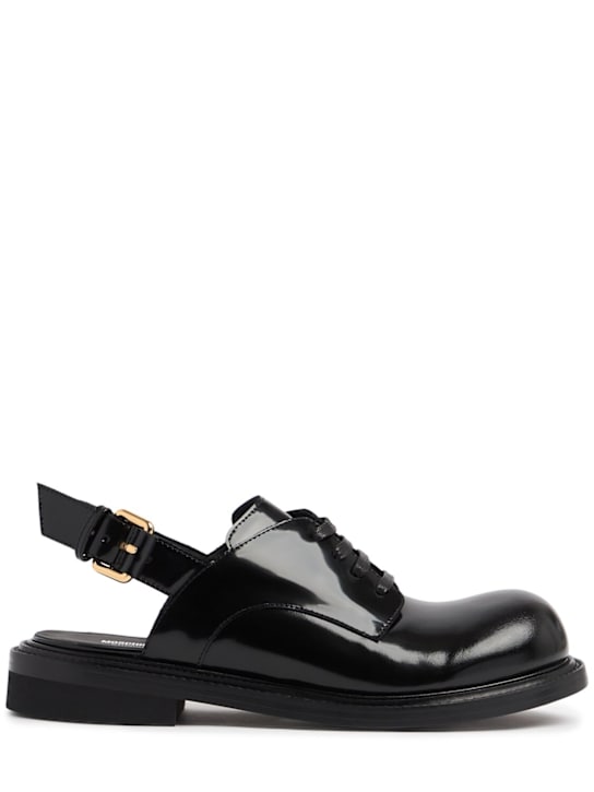 Moschino: Oliver sabot loafers - men_0 | Luisa Via Roma