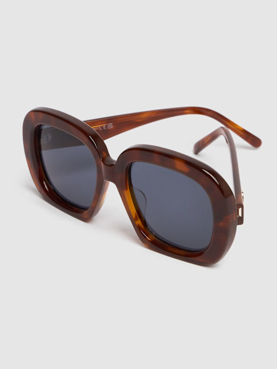Loewe: Curvy round sunglasses - Blond Havana - women_1 | Luisa Via Roma