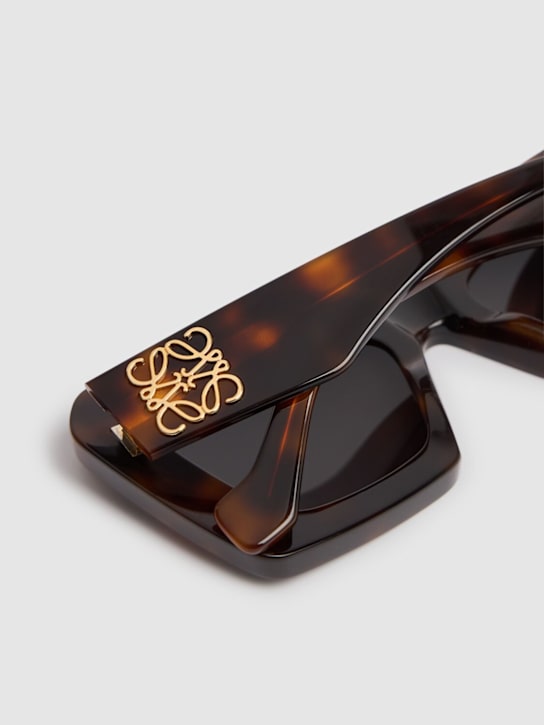 Loewe: Anagram猫眼太阳镜 - Dark Havana - women_3 | Luisa Via Roma