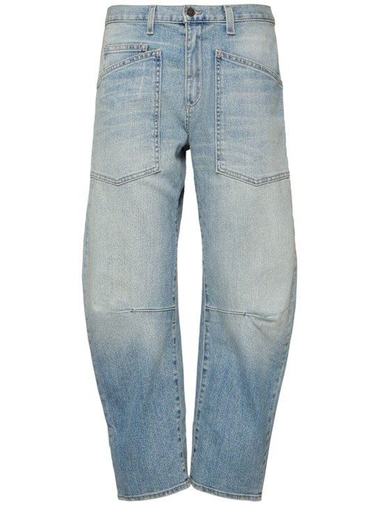 Nili Lotan: Shon high rise baggy jeans - women_0 | Luisa Via Roma