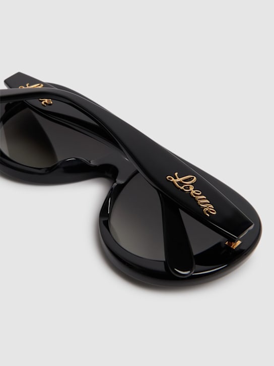 Loewe: Curvy mask sunglasses - Black - women_3 | Luisa Via Roma