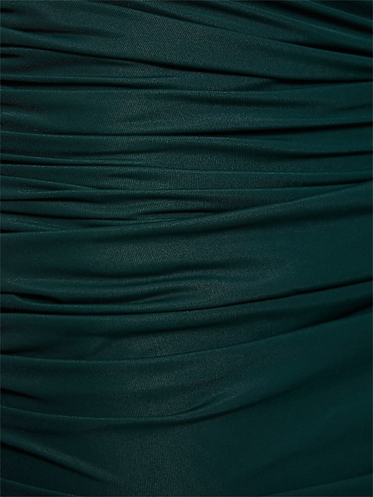 Christopher Esber: Venus透明平纹针织长款半身裙 - 绿色 - women_4 | Luisa Via Roma