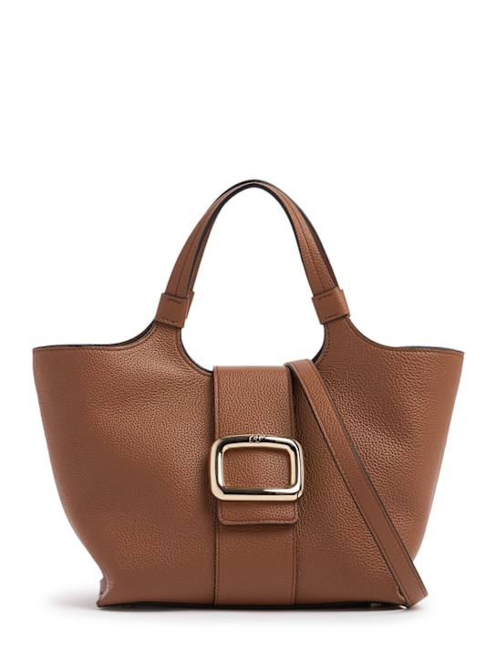 Roger Vivier: Mini Grand Vivier Choc leather bag - women_0 | Luisa Via Roma