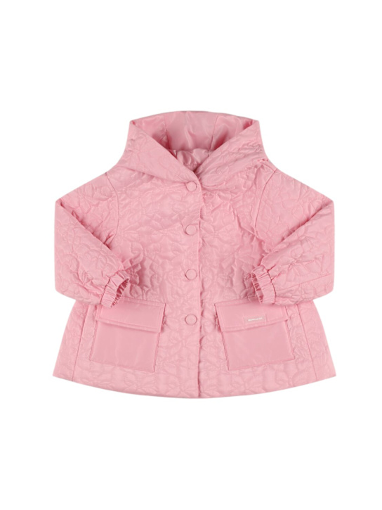 Monnalisa: Giacca in poly trapuntato con cappuccio - kids-girls_0 | Luisa Via Roma