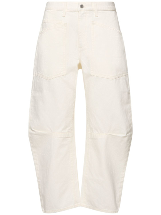 Nili Lotan: Shon high rise baggy jeans - women_0 | Luisa Via Roma