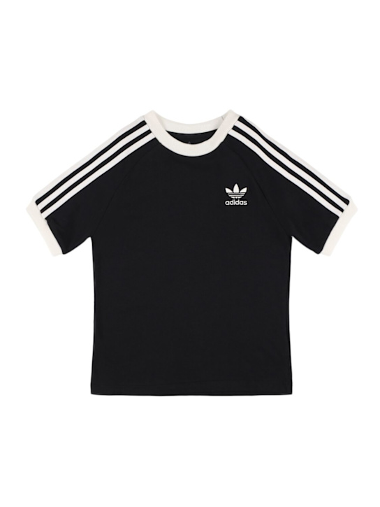 adidas Originals: T-Shirt aus Baumwolljersey - kids-girls_0 | Luisa Via Roma