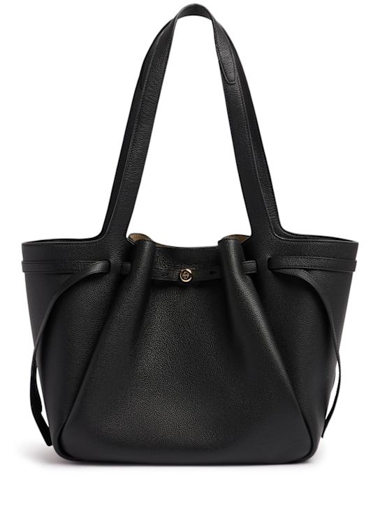 Tory Burch: Romy pebbled leather tote bag - women_0 | Luisa Via Roma