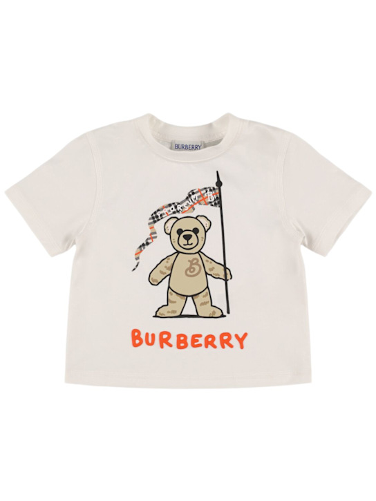 Burberry: In jersey di cotone - kids-boys_0 | Luisa Via Roma