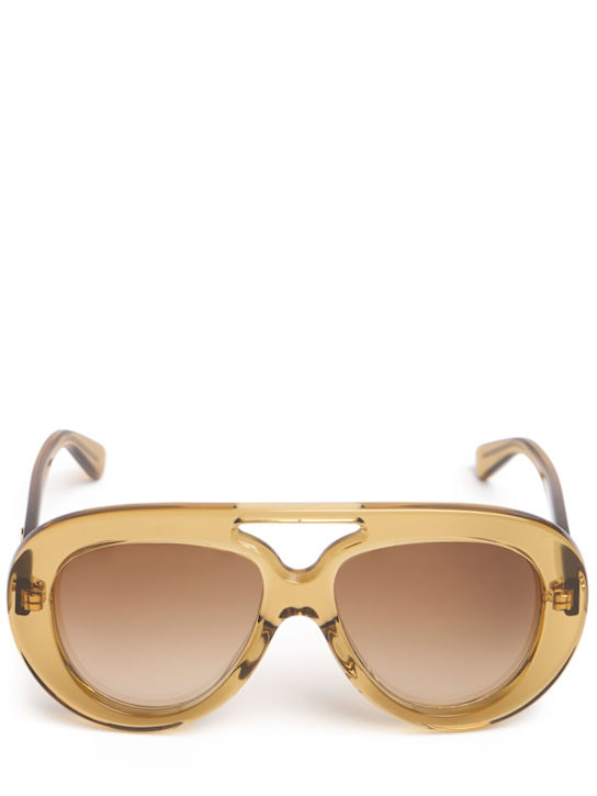 Loewe: Curvy mask sunglasses - women_0 | Luisa Via Roma