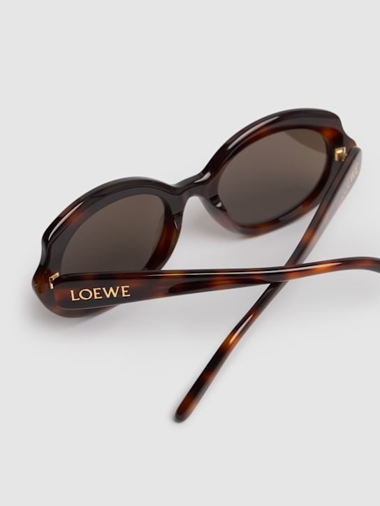 Loewe: Slim圆形太阳镜 - Dark Havana - women_3 | Luisa Via Roma