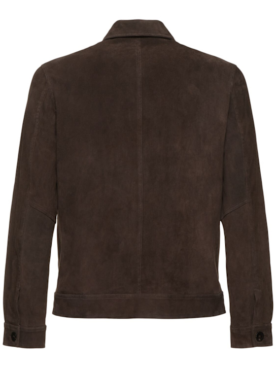 Giorgio Brato: Leather zip jacket - men_1 | Luisa Via Roma