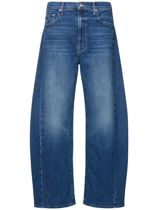 Mother: Jeans baggy a vita alta The Full-Pipe Flood - Blu - women_0 | Luisa Via Roma